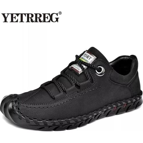 Mens Leather Casual Shoes Moccasins Men Loafers Brand Spring New Fashion Sneakers Male Boat Shoes Suede Krasovki Big Size 38-48