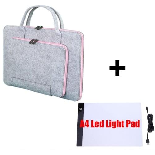 New Handbag With A4 LED Light Pad For 5D Diamond Painting Embroidery Accessories Cross Stitch Kits Moasic DIY Painting Tools