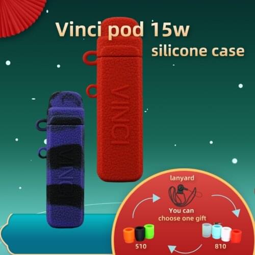 Vinci pod 15w Electronic Cigarette soft rubber silicone enclosu Sleeve Skin Cover Wrap Protective