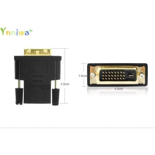 DVI 24+1 Male to HDMI-compatible Female Converter HDMI-compatible to DVI adapter Support 1080P for HDTV LCD