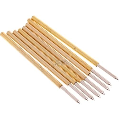 100Pcs/Bag Spring Test Probe Pogo Pin P100-B1 Dia 1.36mm Length 33.35mm T25 Drop ship