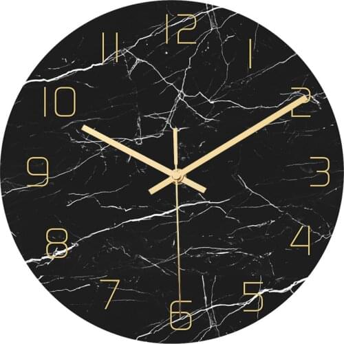 Luxury Marble 3D Wall Clock Modern Design Home Decor Clocks Bedroom Living Room Decoration Wall Ornament Reloj De Pared