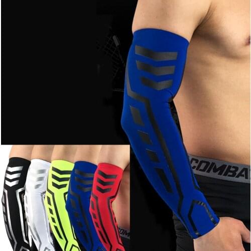 Sport Skin Arm Sleeve Cooling UV Cover Sun protective Stretch Armband Polyester Spandex breathe freely absorb sweat
