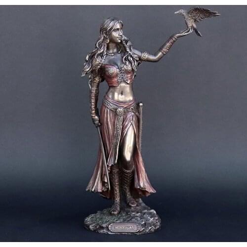 The Greek Goddess Plouto Lucky Fortune Statue Home Angel Figurine Resin Art Sculpture Office Desktop Portrait Garden Decorations