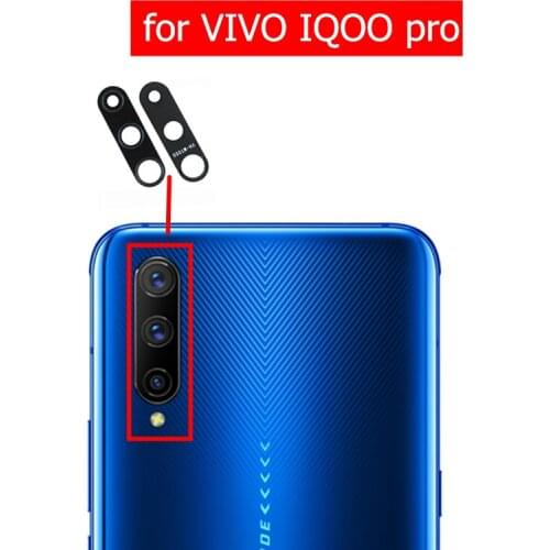 2pcs for VIVO IQOO pro Camera Glass Lens Back Rear Camera Glass Lens with Glue Replace Repair Spare Part