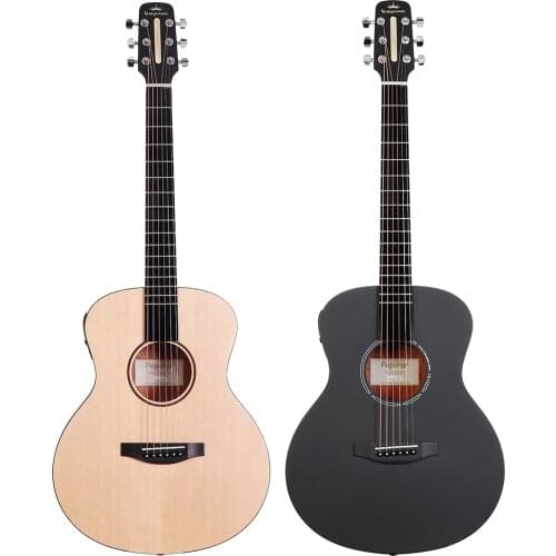 Poputar T1 36 inch LED Smart Guitar Kepma Guitare App BT5.0 Spruce Mahogany Acoustic Guitar Guitarra With Bag Accessories