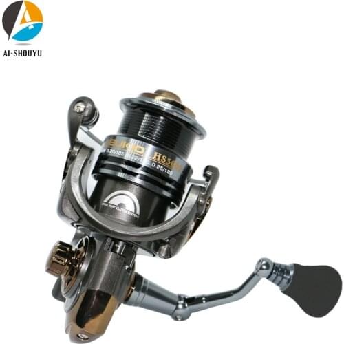 High Speed Spinning Fishing Reel 7.1:1 Max Drag 6.5kg exchangeable Matel Spool for Freshwater Fishing Wheel CNC Aluminum Spool