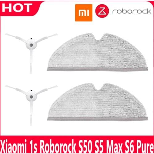 Xiaomi 1s 1st MI Roborock S50 S5 Max S6 Pure Side Brush Mop Cloths Rags Parts Xiaowa E25 E35 Robot Vacuum Cleaner Accessories