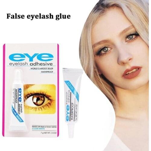 1pc 7g Quick Dry Eyelash Glue False Eyelash Extension Black Lasting Tool Waterproof Beauty Long Makeup Glue/white Glue Adhe N0W4