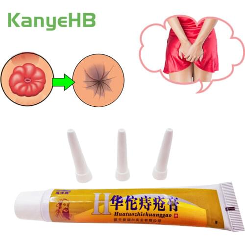 1Pcs Hemorrhoids Ointment Crack Anal Internal & External Anal Fissure Painkiller 100% Original Chinese Herbal Cream Health Care