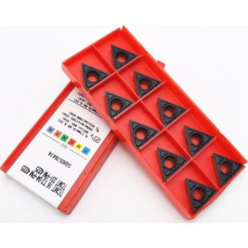 10PCS high quality cylindrical turning tool TCMT 16T304 PM4225 carbide CNC turning blade TCMT16T304 universal lathe tool