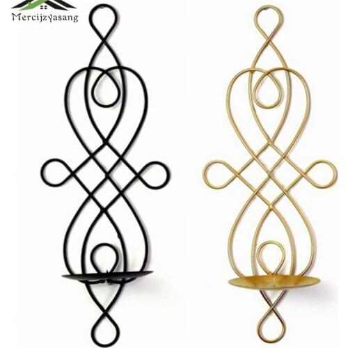 3Pcs/Lot Metal Candle Holders Candlestick Wall Candle Holder Iron Art Stand Pillar for Wedding Home Decoration Candelabra GZT057