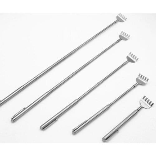 5PC Adjustable Back Scratcher Stainless Steel Back Massage Telescopic Anti Itch Claw Massager Back Massage For Elders Tickle