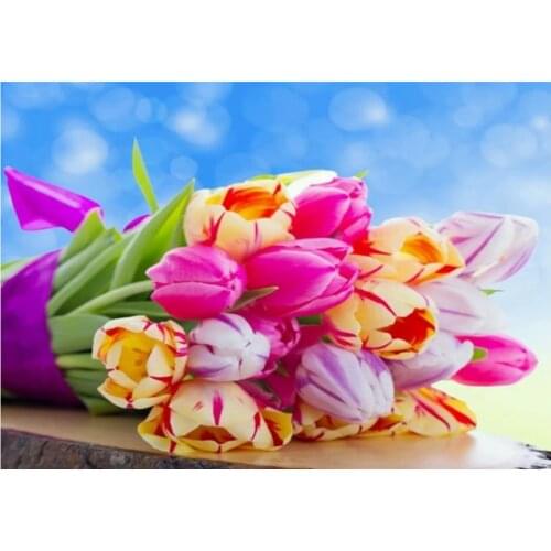 5D diamond painting full diamond new flowers diamond mosaic embroidery decoration home decoration