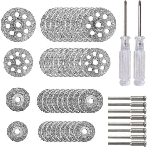 Diamond Cutting Discs Sanding Grinding Wheel Circular Saw Blades Woodworking Metal Dremels Mini Drill Rotary Tool TS2