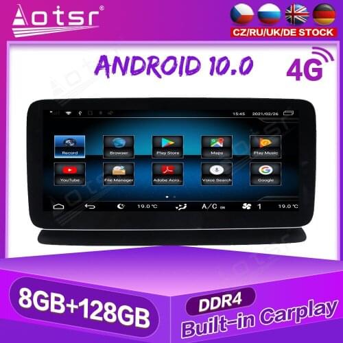 10.25" For Mercedes-Benz GLS 2012 -2019 Android 10 Car GPS Navigation Touch Screen Multimedia Player Stereo Radio 4G LTE Carplay