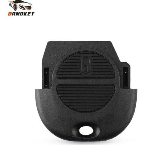 Dabndkey 10X 2 Button Auto Car Key Shell Fob For Nissan Micra Almera Primera X-Trail Replacement Remote Key Cover Case No Blade