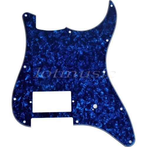 Guitar One Humbucker Pickguard Scratch Plate For Guitar Parts Replacement 3Ply Left Black
