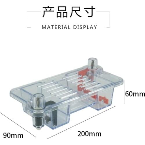 Horizontal Electrophoresis Tank Non-platinum Electrode Biological Instrument Free Shipping