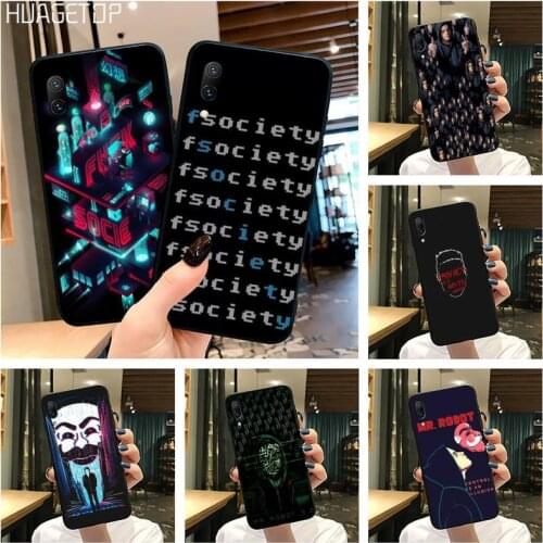 HUAGETOP Mr Robot Soft Phone Case Capa For Vivo Y91c Y17 Y51 Y67 Y55 Y7s Y81S Y19 V17 vivos5