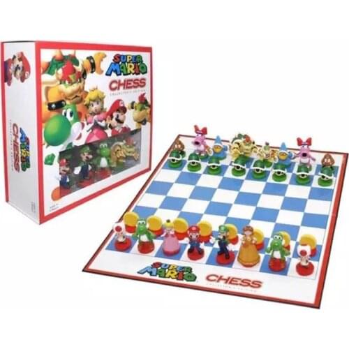 Classic Game Super Mario Action Figure Toys 3-7cm Funny Super Mario Chess Educational Toys For Children Collectors Edition