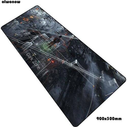Tom clancys the division mats 900x300x2mm 3d gaming mouse pad keyboard mousepad cool new notebook gamer padmouse mat