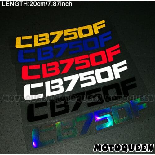 2PCS Motorcycle body Wheels Rims Fairing Helmet Tank Pad decoration logo Label reflective Stickers Decals For CB 750F CB750F