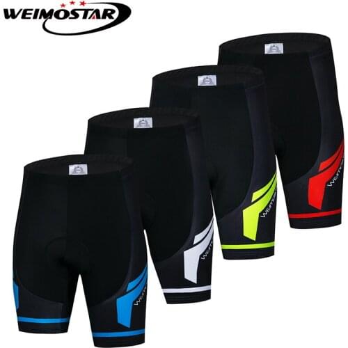 2019 New Arrival Weimostar men cycling shorts 3D Gel Padded bike shorts Shockproof MTB Bicycle Shorts Road Bike Shorts