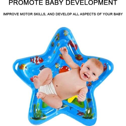 Inflatable Water Play Mat Infant Baby Fidget Toys Toddlers Fun Activity Play Center Growth Brain Development Learning Education