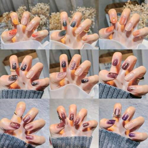 1Pcs Full Cover Nail Stickers Nail Polish Decoration Nails Sticker Designer Manicure Tattoos 3D DIY Nail Art Creative Sticker