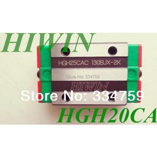 NEW HIWIN linear guide HGH20CA CNC rail block cnc parts for HGR20 linear guide rails block carriage