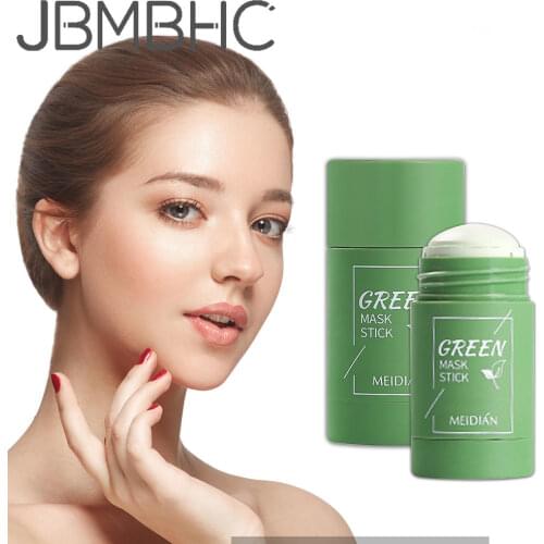 Green Tea Cleansing Mask Purifying Clay Stick Mask Face Care Oil Control Anti-acne Eggplant Skin Care Mask Stick