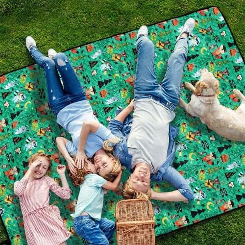 Portable Beach Outdoor Picnic Mat Water-resistant Roll Folding Camping Blanket