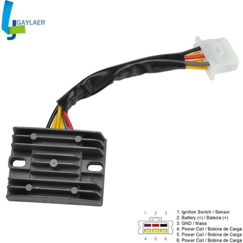 Motorcycle Voltage Regulator Rectifier for Kawasaki EL250 EN400 EN500 EN500 EX400 ZX500 Z550 Z750 ZX400 ZX400 ZR400