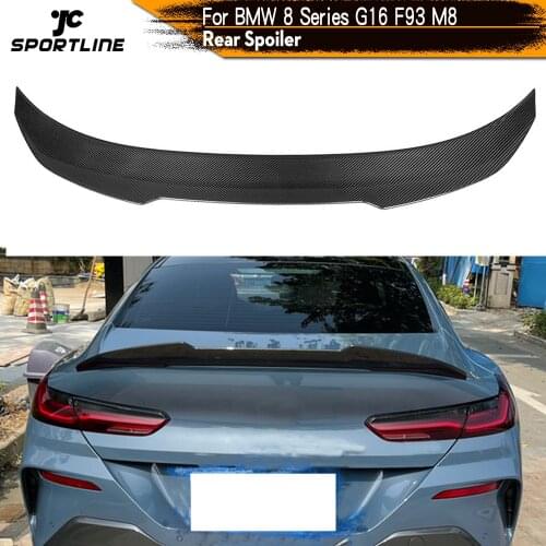 Rear Trunk Spoiler for BMW 8 Series G16 4 Door F93 M8 2019 2020 Carbon Fiber Rear Trunk Spoiler Boot Lip Wing Lid