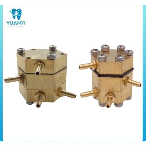 Dental chair hexagonal Water Air Valve Pressure Water Valve 4 Joints 5 Joints accessory Pressure water valve Copper 3mm