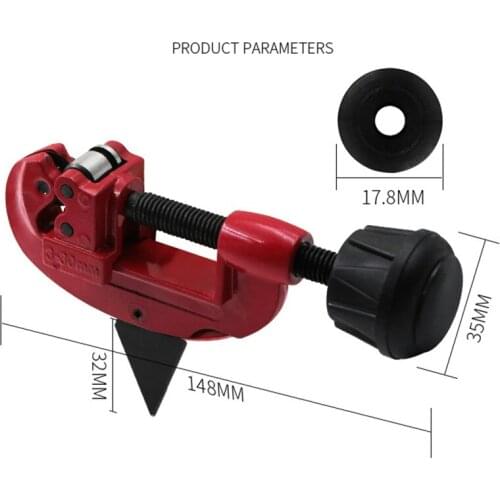 G Type Pipe Cutter 3-30mm Fast Tubing Cutter with Tail Storage Blade for Cutting Copper Tubes, Aluminum Tubes, PPT Plastic Tubes
