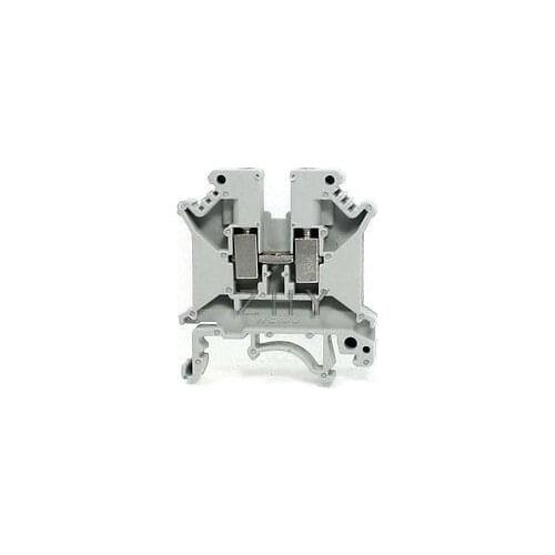 UK5N 800V 41A 4/6mm2 Wire Range Screw Clipping Terminal Block Connector Gray