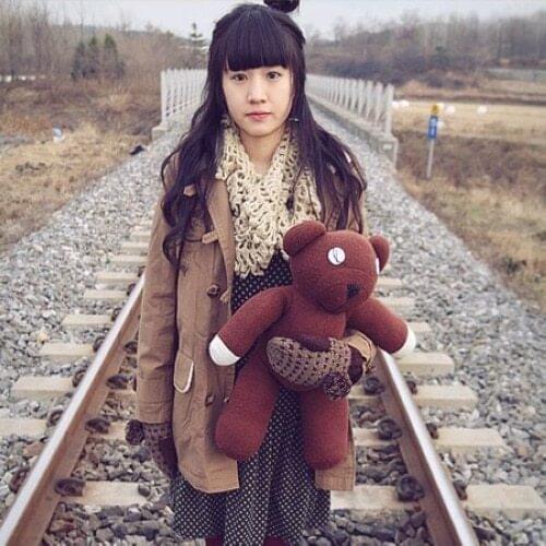 23-52cm Mr Bean Bear Teddy Doll Animal Stuffed Plush Toys Brown Figure Kid Christmas Birthday Gift Fast Shipping