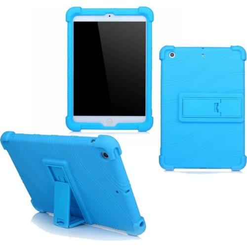 30PCS/Lot For Apple iPad Mini 1/2/3 Stand Silicone Cover 7.9'' Tablet Back Case