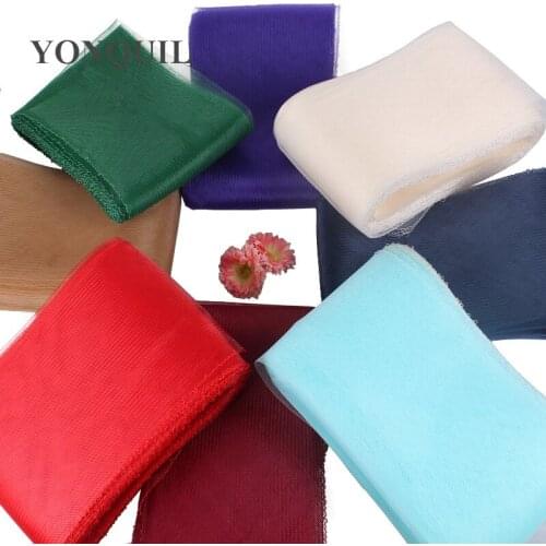 36 Colors 6.3'' /16CM Crinoline Horsehair Net Fabric Material Make Bride DIY Hair Accessories Fascinators Craft ,100Yards/Lot