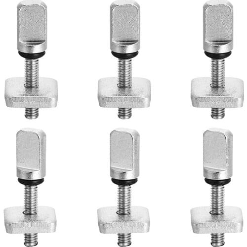 6 Pcs Stainless Steel Fin Screw No Tool Fin Screw Thumb Fin Screw And Plate Surfing Accessories For Men Women Surfboard