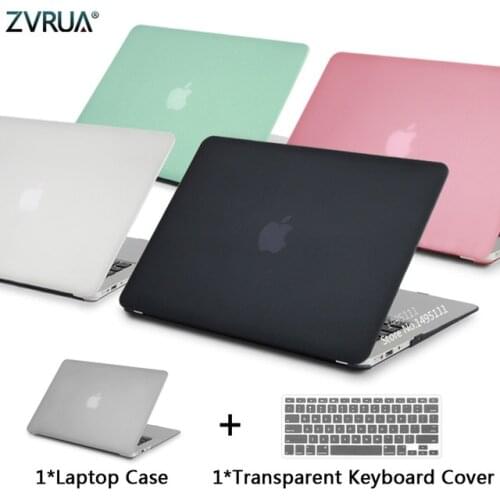ZVRUA Laptop Case For Apple MacBook Air Pro Retina 11 12 13 15 for mac book New Pro 13 15 inch with Touch Bar+ Keyboard Cover