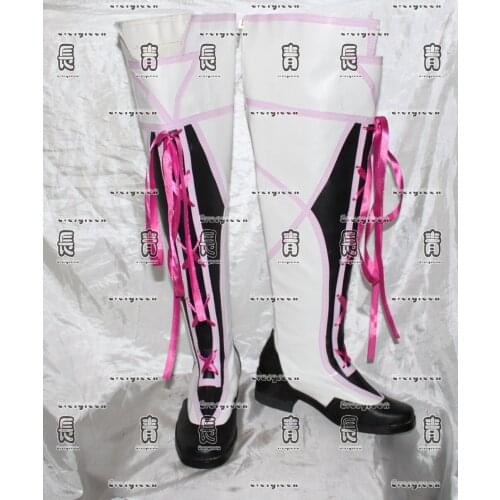 Tales of Xillia Mira Makusuweru Long Cosplay Shoes Boots C006
