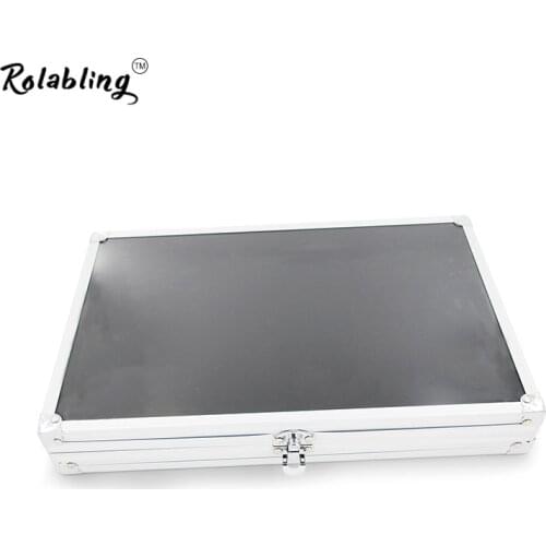 Rolabling Nail Art Storage Box For Nail Decoration Nail Tool Display Acrylic False Nail Storage Box Case Organizer Holder