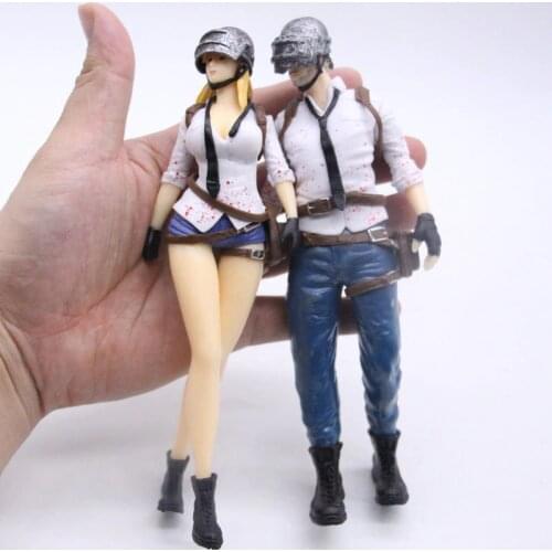 Cheap Sale Game Playerunknowns Battlegrounds PUBG Character Male and Female Model Figure Toys