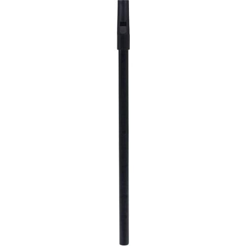 Irish Whistle Ireland Flute whistle Tin whistle Key of D Penny whistle 6 Holes Flute Chanter Mini pocket Musical Instrument Blac
