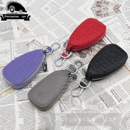 Leather Crocodile style key case bag holder fashion business key holder case for honda toyota mercedes VW Cadillac Mazda BMW