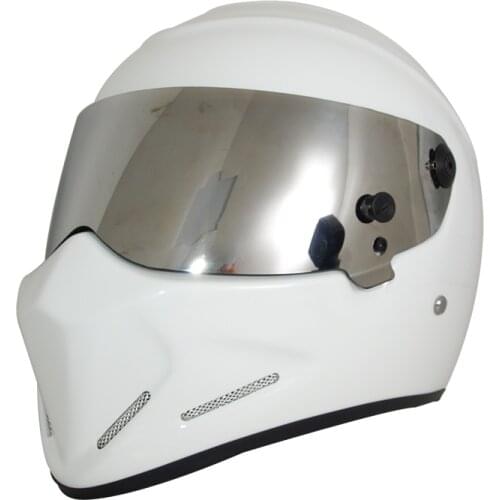Vcoros FiberGlass motocycle helmet Vintage Full Fcae Man Woman casco moto helmet scooter with visor motobike helmet