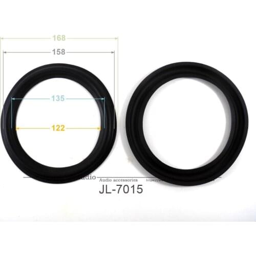New 10 pcs /lot = 5 Pair 6.5inch Woofer Repairable Parts / Speaker Rubber Surround ( 168mm / 158mm / 135mm / 122mm )